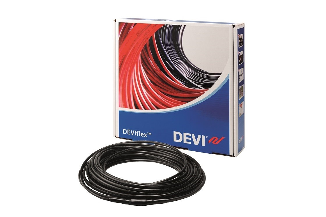 Нагревательный кабель для обогрева кровли, водостоков, крыш DEVI 30 Вт/м 20м - фото 3 - id-p81752841