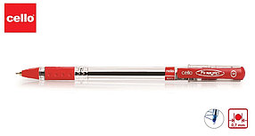Ручка шариковая Cello Fine gripe 0,7 мм, красный