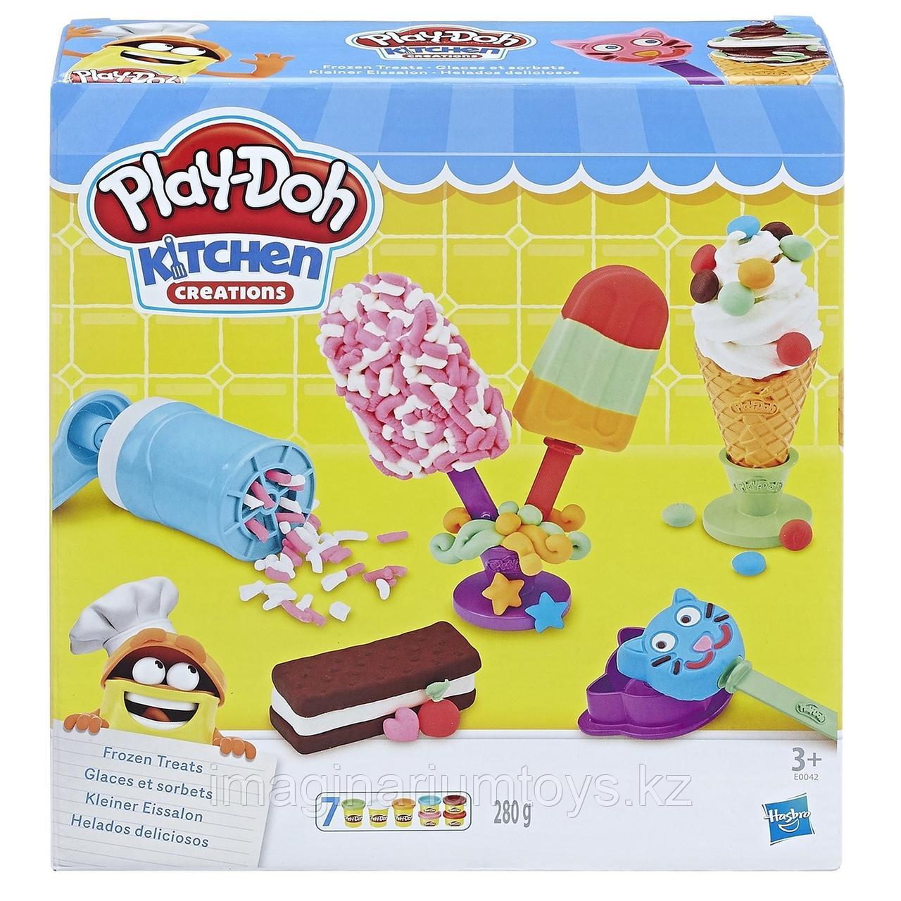 Пластилин Play-Doh Плейдо с формочками в наборе «Мороженое»