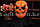 Маска Злобная тыква с капюшоном на всю голову пластиковая оранжевая, фото 3