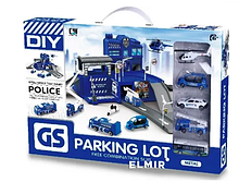 Игрушка  паркинг с полицейскими машинками / Игровой гараж Полиция