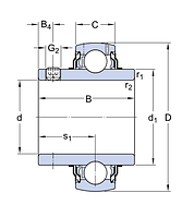 YAR 206-2RF подшипник SKF