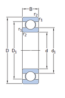 6315   подшипник SKF