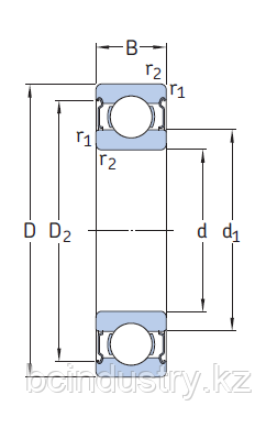 6207-2Z/C3WT подшипник SKF