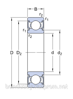 627-2RSL   подшипник SKF