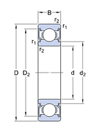 627-2RSL   подшипник SKF