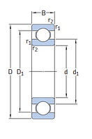 618/4   подшипник SKF