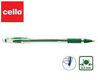 Ручка шариковая Cello Gripper 1, зеленый ОРИГИНАЛ