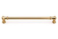 Мебельная ручка скоба, замак, размер посадки 256мм, отделка золото глянец