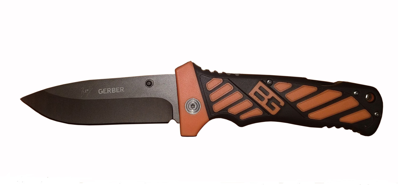 Нож туристический складной Gerber Bear Grylls (без серрейтера) в чехле (b20).