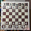 Доска шахматная демонстрационная с фигурами