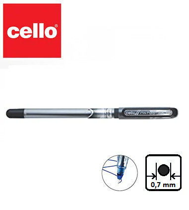 Ручка шариковая CELLO Pinpoint, черный ОРИГИНАЛ - фото 1 - id-p69281047