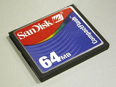 Карта памяти CF Card CompactFlash 64Mb