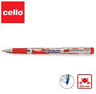 Ручка шариковая CELLO Buterflow красный ОРИГИНАЛ