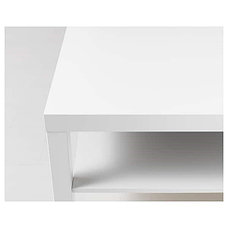 Журнальный стол ЛАКК белый 118x78 см ИКЕА, IKEA, фото 3
