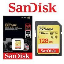КАРТА ПАМЯТИ SANDISK EXTREME SDXC 128GB V30 UHS-I (U3) 150MB/S