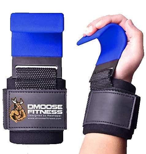 Крючки для фитнеса и тяжелой атлетики (пара) DMOOSE FITNESS