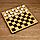 Настольная игра 2 в 1 "Семейная": шахматы обиходные, шашки (доска пластик 30х30 см), фото 2