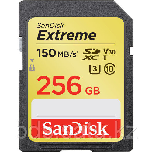 Карта памяти SanDisk 256GB Extreme SDXC 150/70 MB/s
