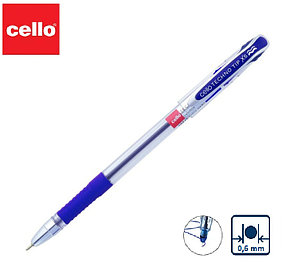 Ручка шариковая Cello "Techno Tip" синий стержень, 0.6мм
