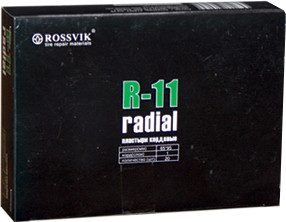 R-11 Пластырь кордовый 65х95мм 1сл Rossvik ( в упаковке 20 шт )