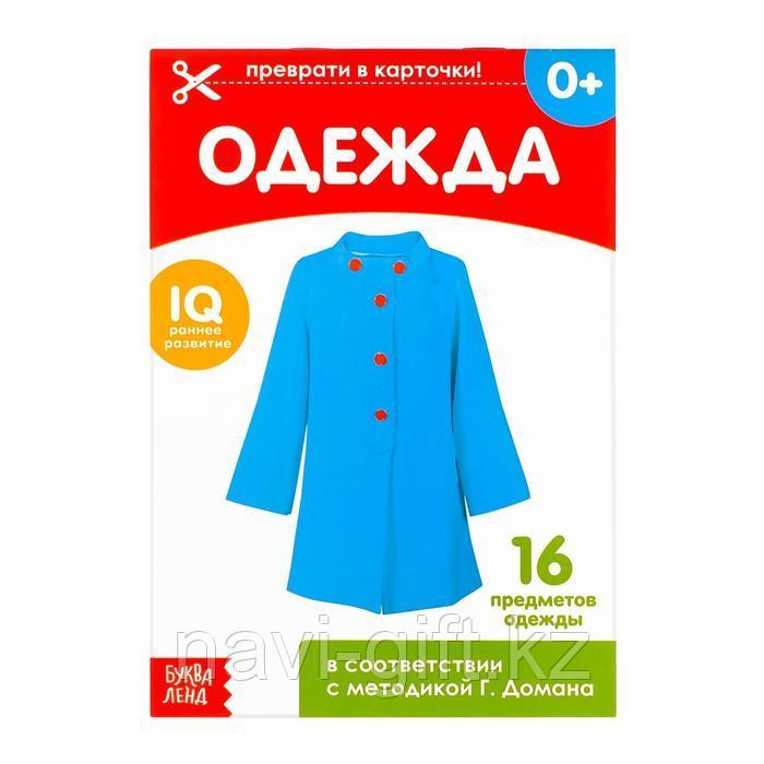 Обучающие карточки Г. Домана «Одежда», на скрепке, 20 стр.