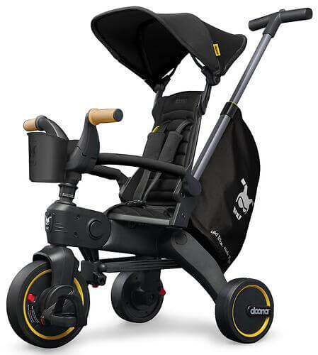 Складной трехколесный велосипед Doona Liki Trike S5 Nitro Black