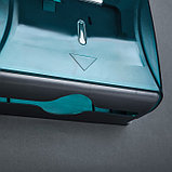 Диспенсер бумажных полотенец в листах, 15,5×19×10 см, пластиковый, цвет голубой, фото 3