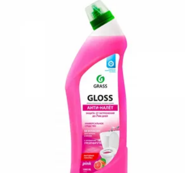 Чистящий гель для ванны и туалета Gloss pink, фото 2