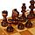 Игра настольная «Шахматы» деревянные, поле складное 24х24 см, фото 6