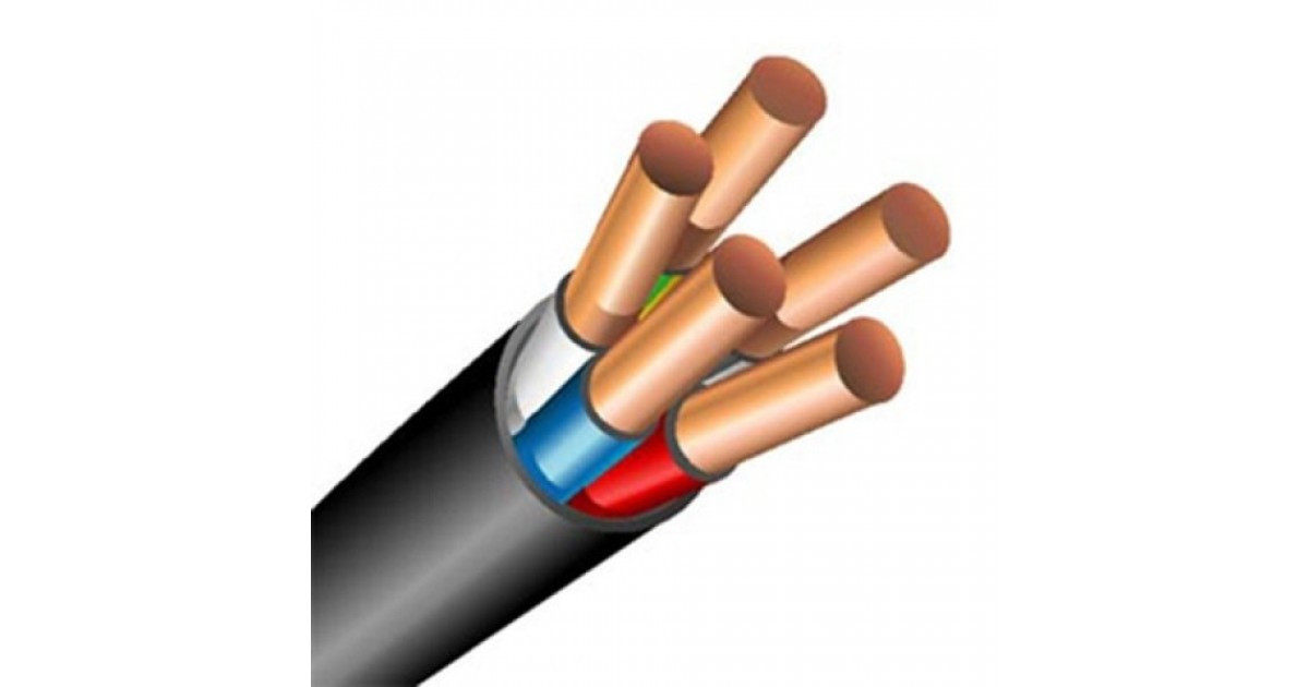 Кабель огнестойкий силовой ВВГнг(А)- LS 5*2,5 0,66 кВ