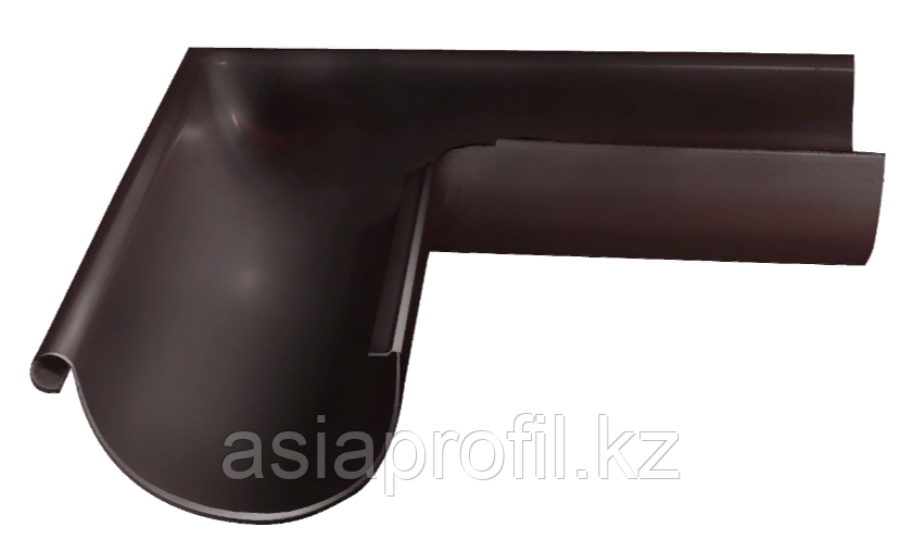 Угол желоба внешний 90 гр 125 мм RAL Коричневый