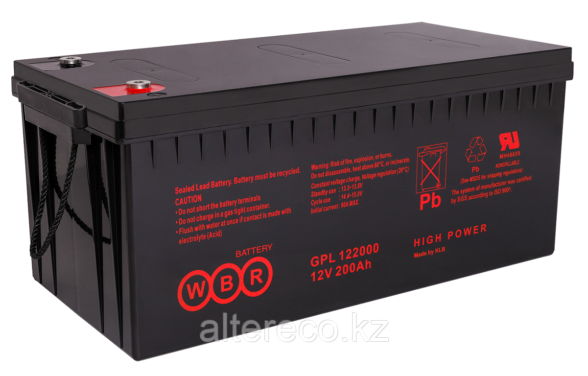 Аккумулятор WBR GPL122000 (12В, 200Ач)