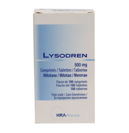 Лизодрен (Lysodren) Митотан (Mitotan) 500 мг 100 таб.