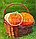 Искусственная тыква декоративная муляж маленькая оранжевая 10,5х12 см, фото 8