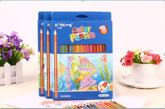 Цветные карандаши акварельные 18 цветов