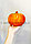 Искусственная тыква декоративная муляж средняя оранжевая 13х15,5 см, фото 6