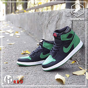 Kроссовки Nike Air Jordan 1 Retro Black\Green, фото 2