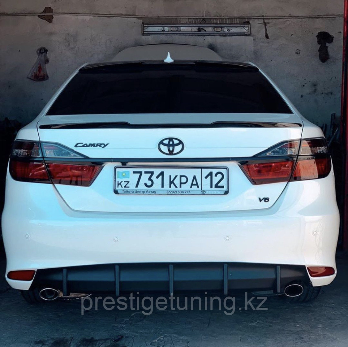 Спойлер на Camry V50/55 дизайн TRD