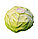 Искусственная капуста декоративная муляж маленькая зеленая 10х13 см, фото 7
