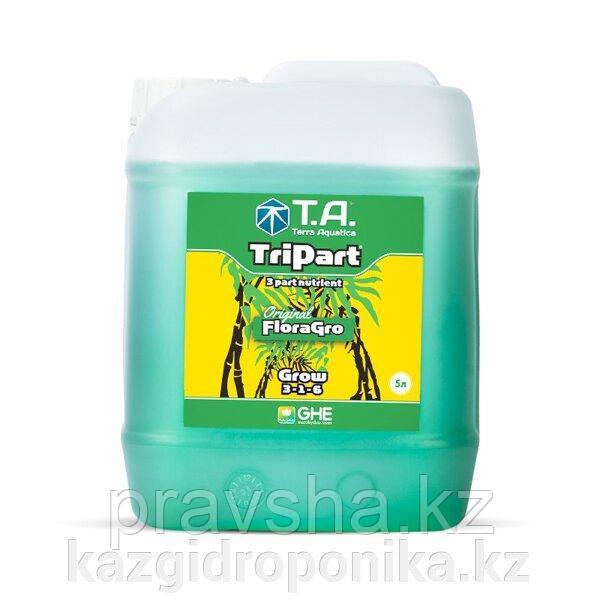 Удобрение жидкое для гидропоники TriPart Grow/Flora Gro GHE 5л