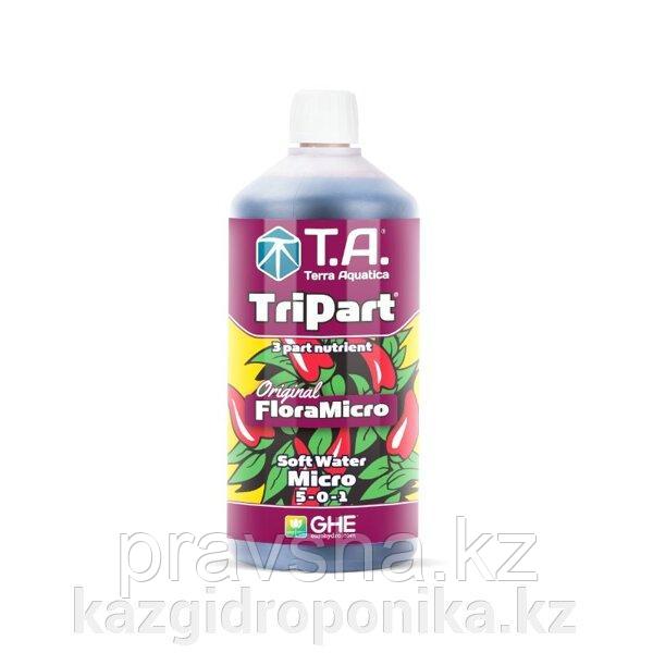 Удобрение жидкое для гидропоники TriPart Micro/ Flora Micro GHE 1л для мягкой воды