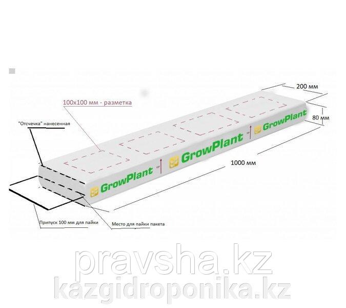 Мат вегетационный Growplant 1000х200х80, пакет 16 л