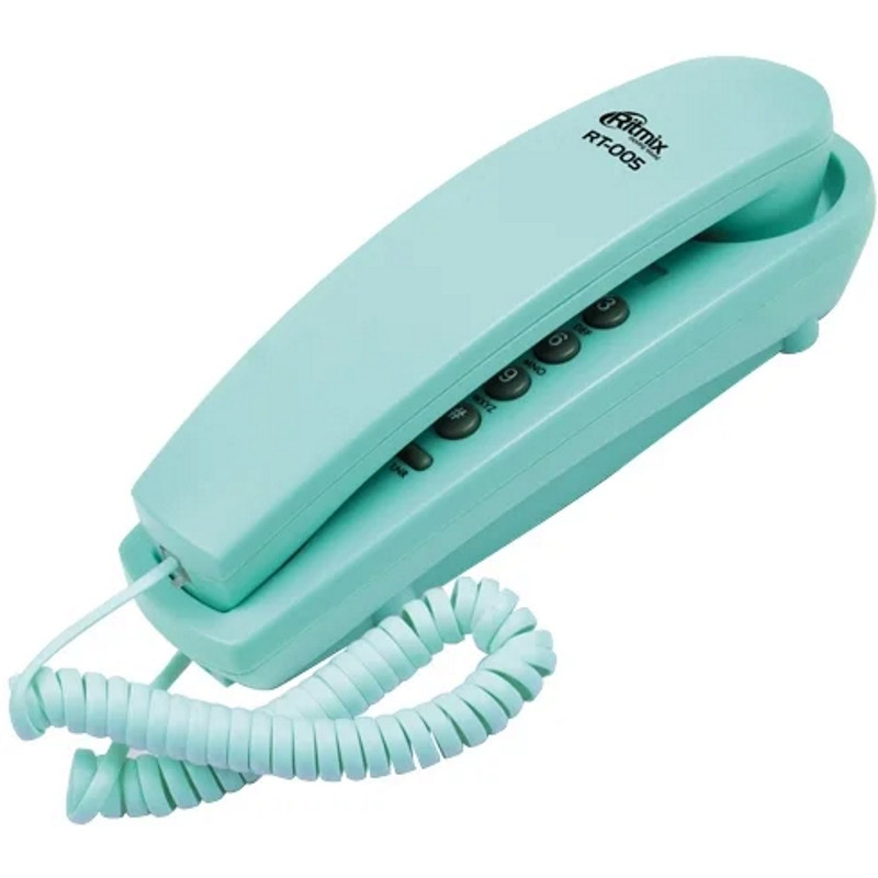 Телефон проводной Ritmix RT-005 (Blue)