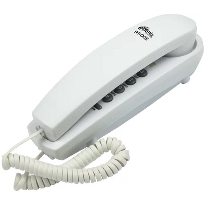 Телефон проводной Ritmix RT-005 (White)