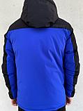 Куртка двухсторонняя Nike чер-син 89396, фото 3