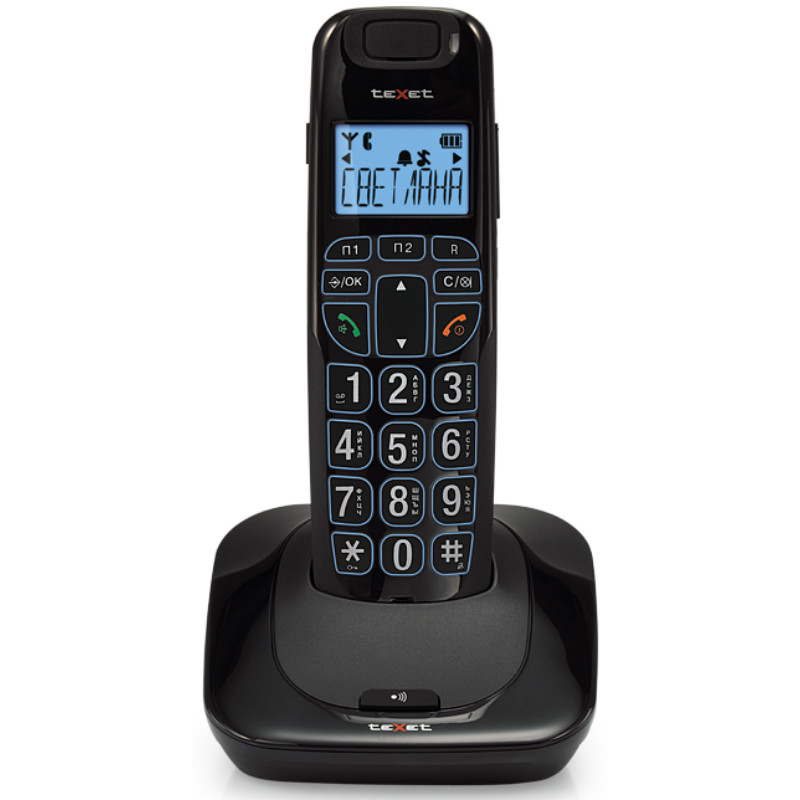 Телефон беспроводной Texet TX-D7505A (Black)