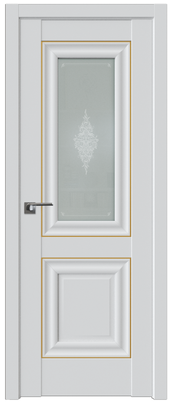 Дверь межкомнатная 28U Золото Аляска, Кристалл матовый, 600 - фото 1 - id-p81857285