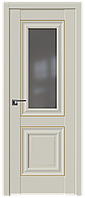 Дверь межкомнатная 28U Золото Магнолия Сатинат, Графит, 800