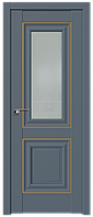 Дверь межкомнатная 28U Золото Антрацит, Матовое, 800